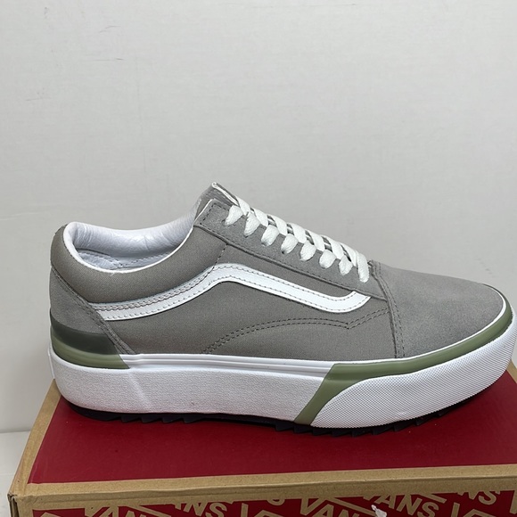 Vans Old Skool Stacked pastel Drizzle true white platform - Picture 2 of 8